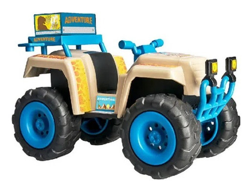 Cuatriciclo Pin Y Pon Action Wild Con 2 Figuras Y Accesorios