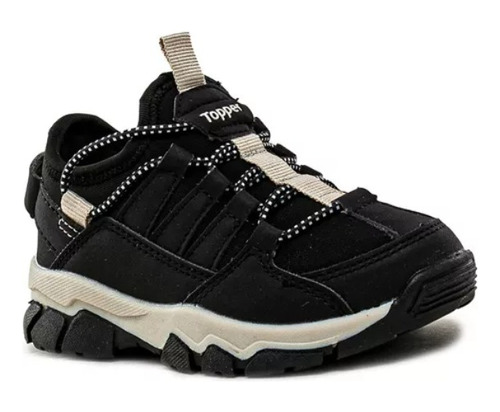 Zapatillas Topper Serra Kids Negro/beige