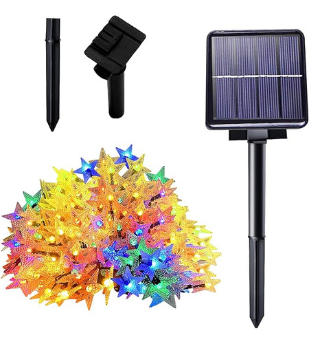 70 Pies 200 Luces Led De Cadena De Paneles Solares Navidad I