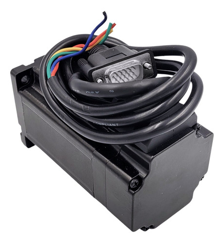 Kit Motor Passo 120kgf.cm Com Encoder E Com Freio + Drive
