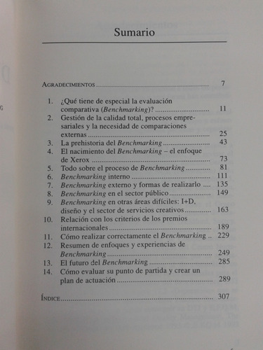 Imagen 2 de 3 de Ventajas Competitivas A Traves Del Benchmarking * Bendel *