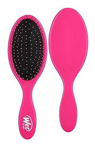 Cepillo Clasico Con Cerdas Ultrasuaves Color Rosa Intenso