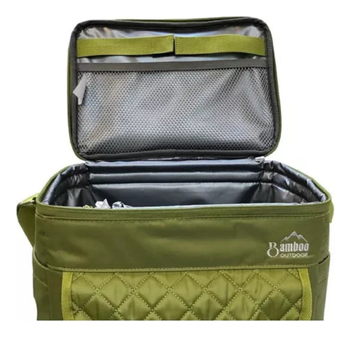 Bolso Termico Bamboo M. Gardiner 20 Latas Verde