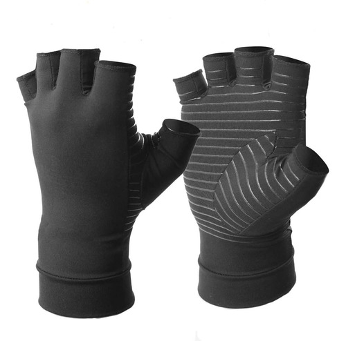 2 Pares Guantes Compresión Cobre Artritis Para Uso Diario