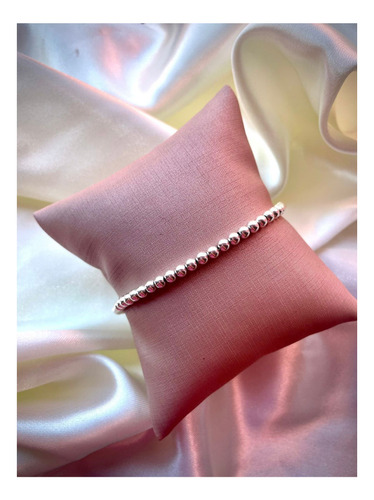 Pulseiras Esferas Bolinhas Banhada Ouro 18kt Com Extensor