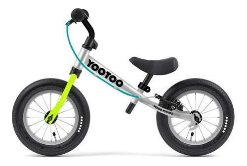 Bicicleta Aprendizaje Sin Pedales Yedoo Yootoo Aro 12 Niños Color Lime