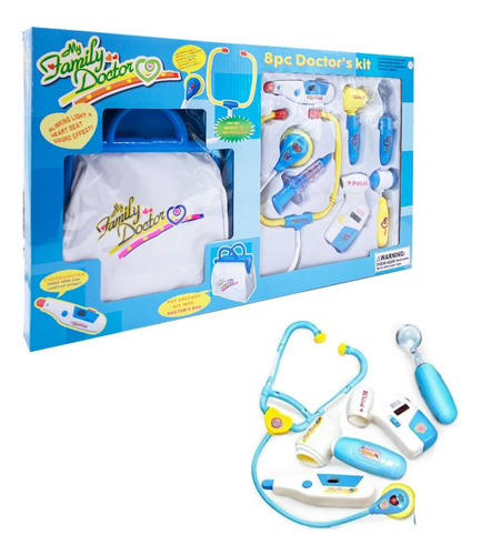 Juguete Doctor Con Luces Y Sonido Grandes Kit Medico Niños