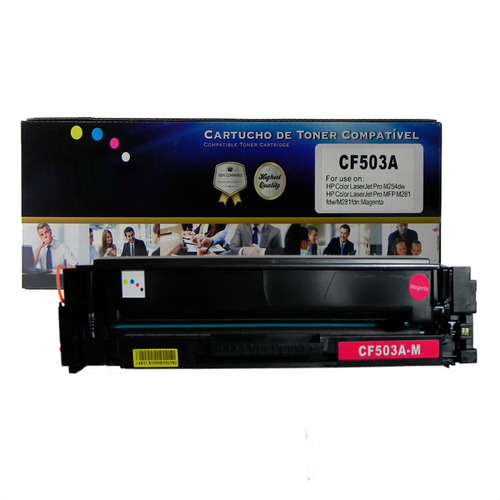 Toner Cf503a Compatível M425 M281 Magenta - Pronta Entrega