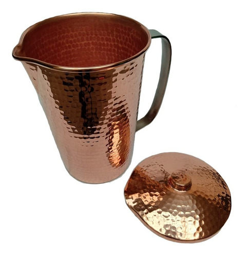 Jarra Recta (1.5 Litros) 100% Cobre Artesanal Martillado.
