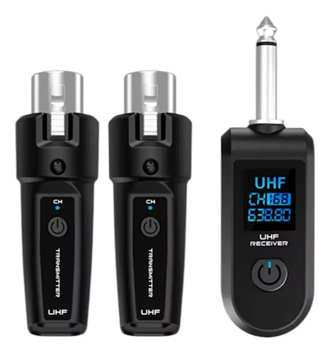 Sistema Transmisor Y Receptor De Micrófono Inalámbrico Uhf