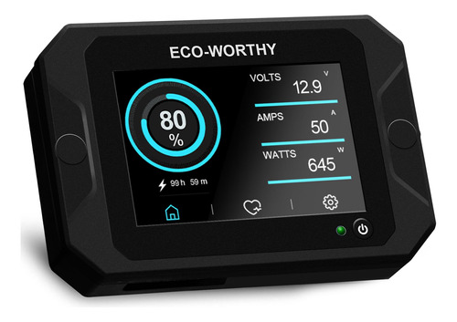 Eco-worthy Monitor Bateria 300 Sensor Pasillo Pantalla 9-80