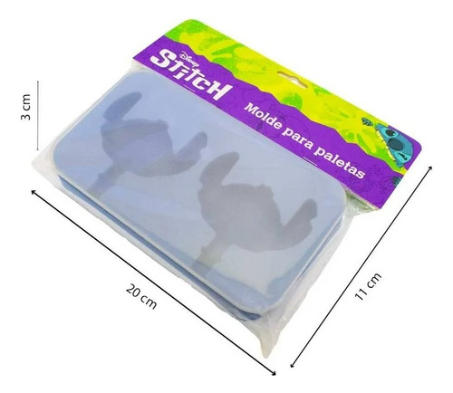Molde Silicona Paletas Heladas Personajes Disney Nickelodeon Celeste