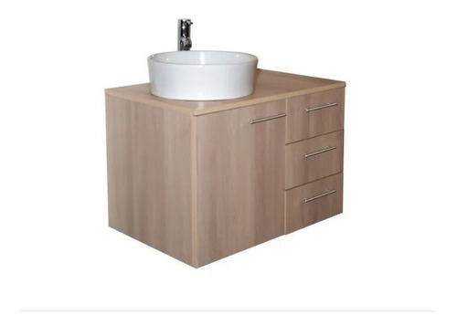 Imagen 3 de 4 de Mueble Para Lavamanos De Sobreponer Moderno