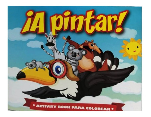 Revista A Pintar Activity Book Para Colorear N° 01  