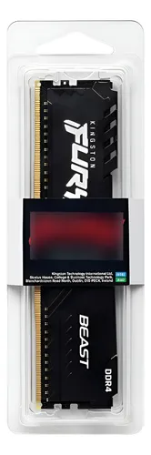 Imagen 1 del producto Memoria Ram Kingston Fury Beast 8gb Ddr4 3200mhz Gaming