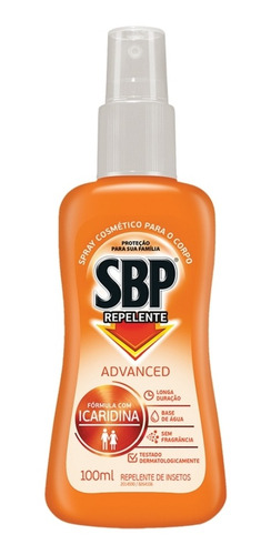 Repelente Em Spray Sbp Icaridina 100ml