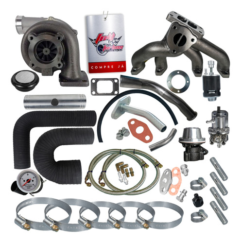 Kit Turbo Vw Ap Farol Mi + Turbina Master Power .50