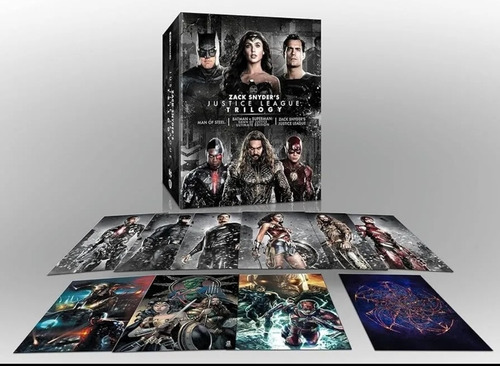 Trilogía Zack Snyder Justice League 4k Blu-ray 8 Discos