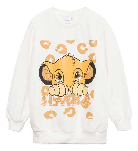Buzo Simba - Niño/niña - Algodon Y Friza - Lic. Disney