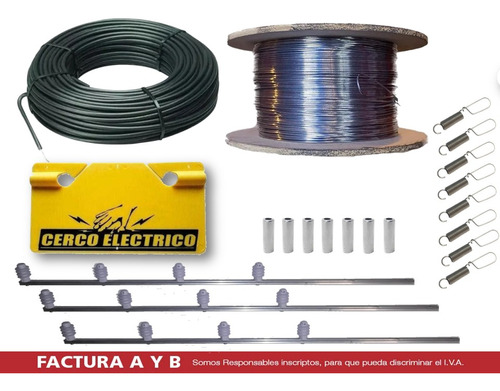 Kit Cerco Electrico Seg Para 10 Metros De Muro Completo