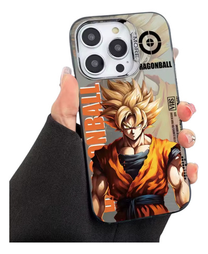 Funda Para iPhone Diseño Dragon Ball Z Goku Luxury Saiyajin