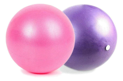 Mini Bola De Barra De Ejercicio Para Yoga, Pilates, Ejercic. Color Rosa y púrpura