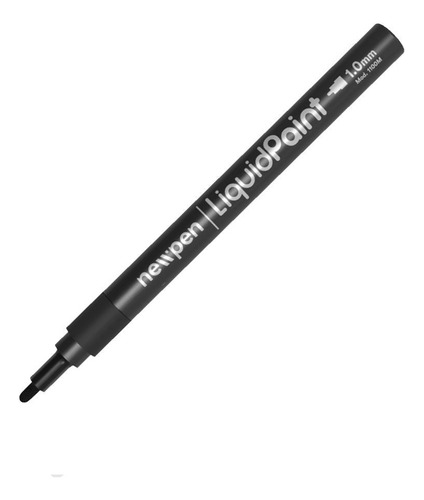 Marcador Liquidpaint Black 1.0mm Preto - Newpen