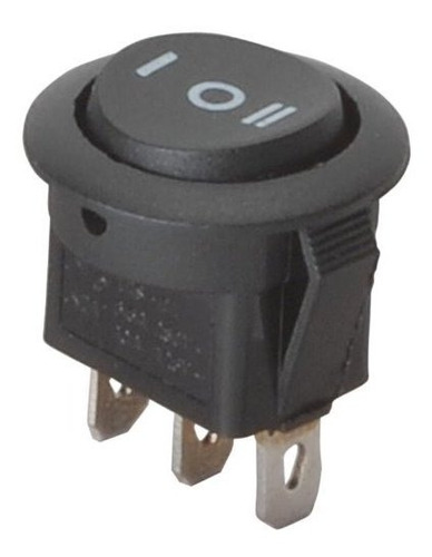 Spdt Automotive - Interruptor Basculante Redondo Para Coche,