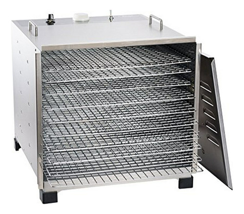 Lem Products 778a Stainless Steel 10 Tray Dehydrator W- Time