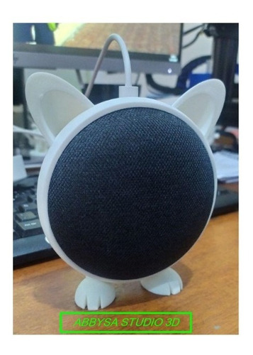 Google Home Mini Stand Tipo Gato 3d