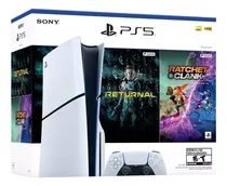 Comprar Consola Sony PS5 Slim Con Disco + 2 juegos 1TB Standard color blanco 2024