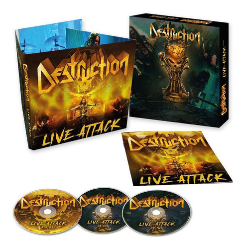 Destruction Live Attack 2 Cd + Blu Ray Nuevo Importado