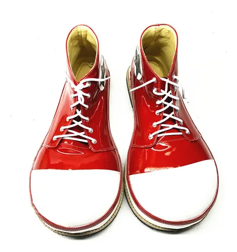 Zapatos De Payaso Rojos Redondos De 34 Cm Para Adultos Funny