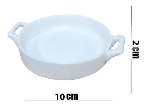 Imagen 3 de 4 de Dulcera Porcelana Blanca Lisa Mermelada - Sheshu Home