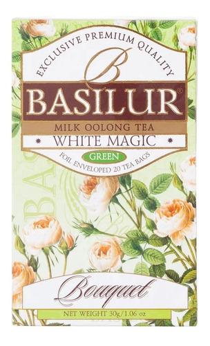 Chá Verde Oolong Com Leite White Magic Basilur 30g
