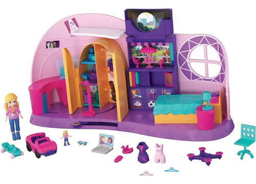 Polly Pocket La habitación de diversión para muñecas Polly Mattel Fry98