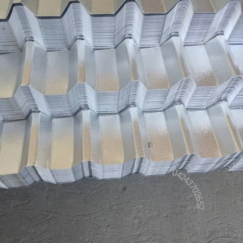 Lamina Aluminio Noral Stucco 0.89 Ancho Útil X 0.5mm X 6mts