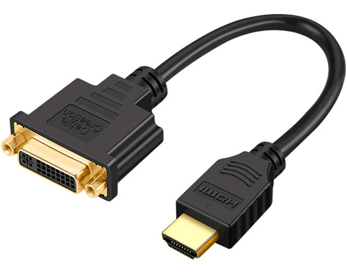 Cable Corto Hdmi A Dvi De 0,5pies Cable Creation Bidireccion