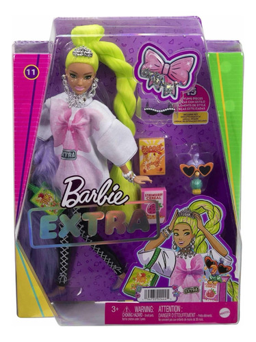 Muñeca Barbie Extra #11 Neon Green Hair