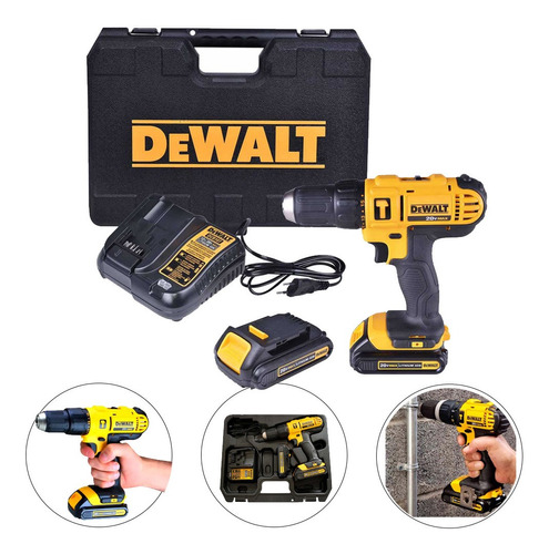 Furadeira Parafusadeira De Impacto 20v Dcd776 1/2 Dewalt