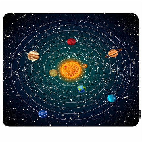 Mxocom Universe Solar System - Alfombrilla De Ratón De Goma