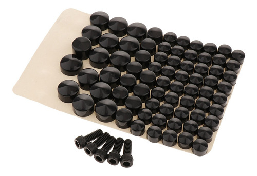 80pcs Negro Abs Toppers Caps Cubre Tapones Para Flt /