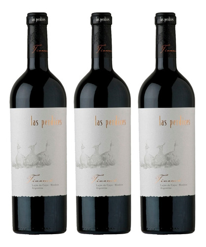 Vino Las Perdices Tinamu Blend 750ml Pack X3 Unidades