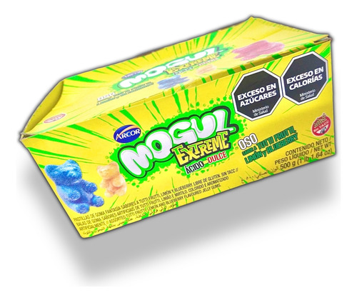 Gomitas Mogul Oso Extreme 50g X 10un - Barata La Golosineria