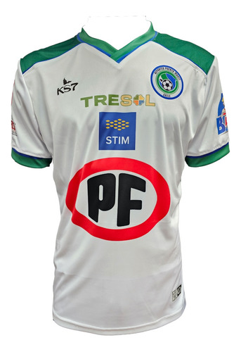 Camiseta De Deportes Puerto Montt 2023 Ks7 Titular Blanca