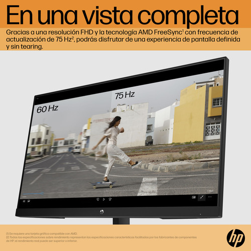 Monitor HP V27i G5 FHD color negro