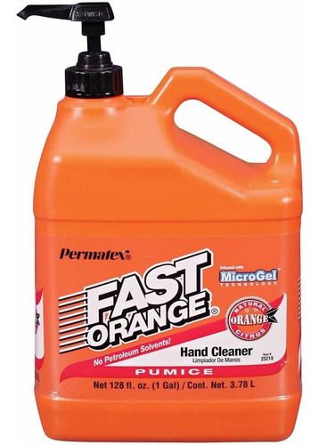 Jabón Mecánico Fast Orange 3.85 Ltr.