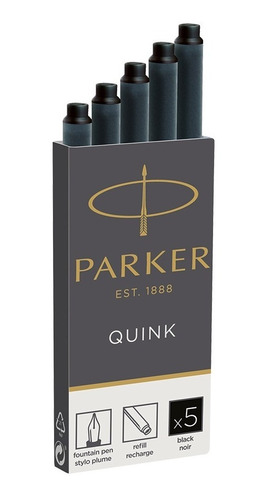 Repuesto Parker Original Pluma Cartucho X 5 Serviciopapelero