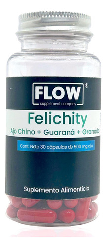 Felicity Ajo Chino Guaraná Granada 30 Cápsulas Flow Sabor N/A