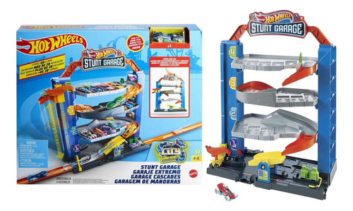 Conjunto Garagem De Manobras - Hot Wheels City - Mattel